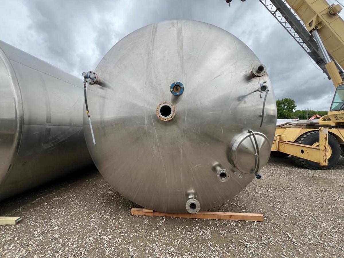 Used Tank, 15,000 Gallon, Vertical, 304L Stainless Steel, ASME, Unused, #5991729