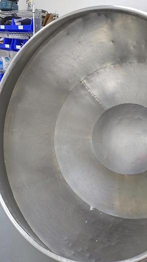 Used Mixer, Rotary, Drum, Seasoning, Stainless Steel, 40"