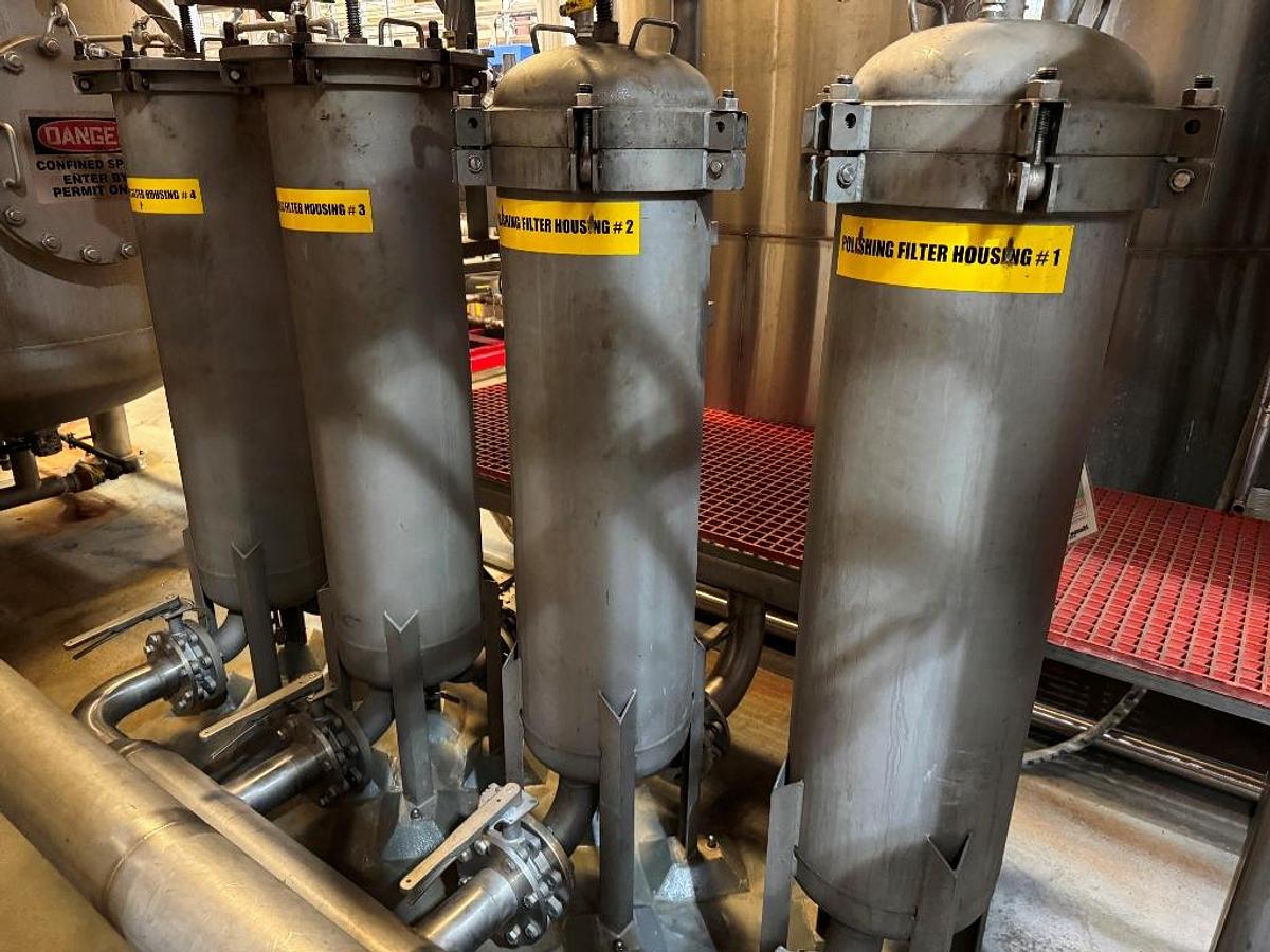 Used Filtration System, 300 GPM Nano Filtration & Permeate Storage, Osmonics/Promac/Aquafine, #5991631