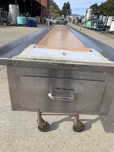 Used Conveyor, Belt, 11.5" X 16', Inspection Conveyor #S744445