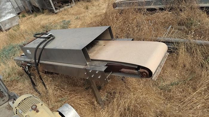 Used Shredder, 7" X 15", C/st, Hydraulic, Continuous, Conveyor, #S733233