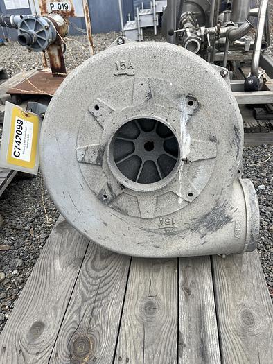 Used Blower, 3 HP, Centrifugal, Siemens, S/st #C742099