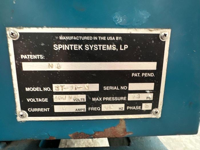 Used Spinktek ST-11-3 Disc Filter, Stainless Steel #4444671