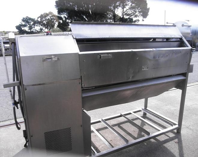 Used Peeler, Ron Bichel, S/st, Abrasive, 28" x 70", Screw, #S740994