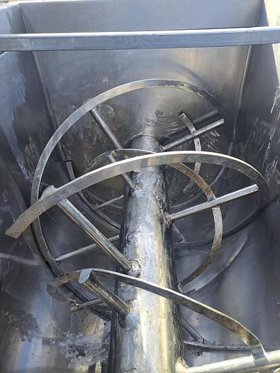 Used Mixer, Ribbon, 350 Cubic Feet, Stainless Steel, 100 HP #S745353