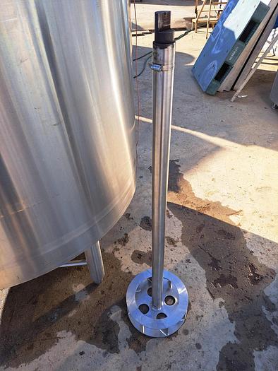 Used Tank, 500 Gallon, Mix Tank, Jacketed, Walker, 304 Stainless #S745318