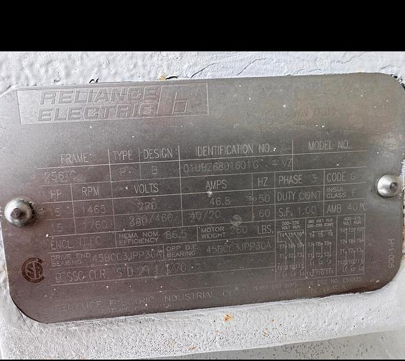 Used Mixer, High Shear, Tri-Blender, Model F3218MD-MBV-S, 15 HP, Stainless Steel, #5991319