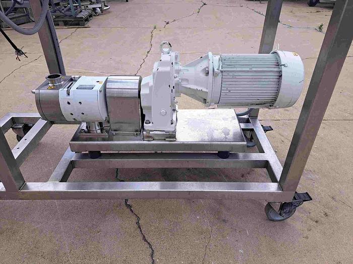 Used Pump, UNIBLOC Lobe Type, Size 450, 316 Stainless Steel #S745153