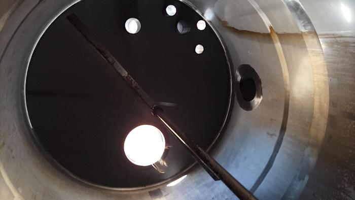 Used Tank, 5,000 gallon, Stainless, Agit, Hicks, 7'x16' #S745049