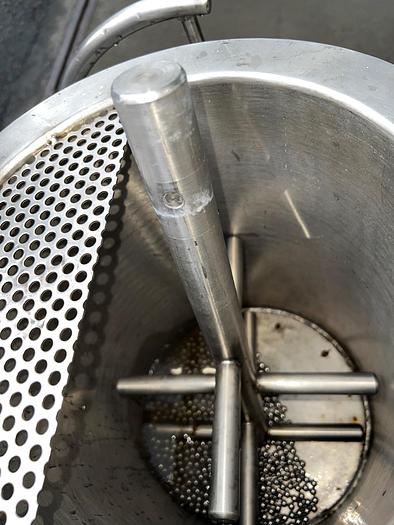 Used Chocolate Ball Mill, 10" Diameter x 14" Deep, Stainless Steel, Jacketed #S745106