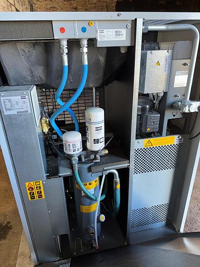 Used Compressor, 10 HP, Atlas Copco, Type GA7VSF+ FF, 46 CFM #S745372