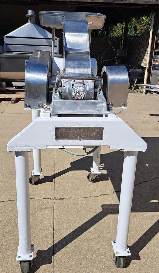 Used Mill, Fitzpatrick Fitzmill, Model D, Hammermill, 5 HP, Stainless Steel, #5991559