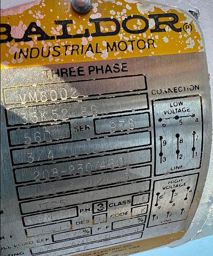 Used Mixer, Ribbon, Continuous, Stainless Steel, 3/4 HP #C7455086