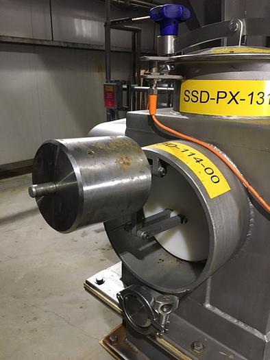 Used Spray dryer 7,000 lbs. Per hour evap. V-bottom dryer three nozzles