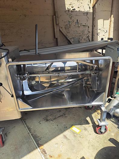 Used Mixer, Paddle, 10 CF, Stainless Steel, Tilt Discharge #S745502