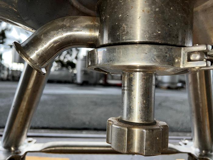 Used Tank, 33 Gallon (125-Liter), Precision Stainless, 316L Stainless Steel, Jacketed #S745107