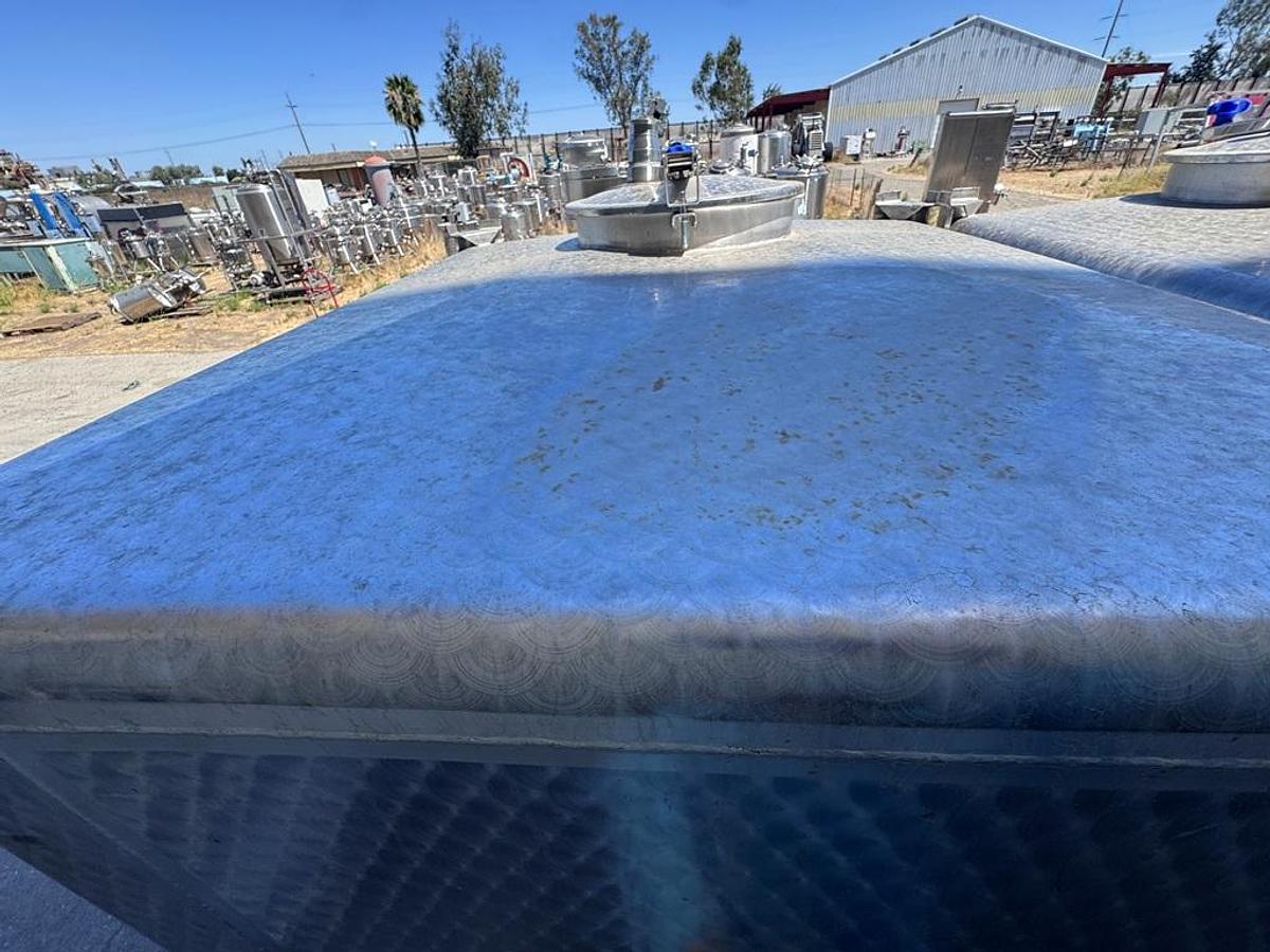 Used Tank, 529 Gallon, Stainless Steel Tote Tank, 48" x 48" Qty. - 4, #5991808