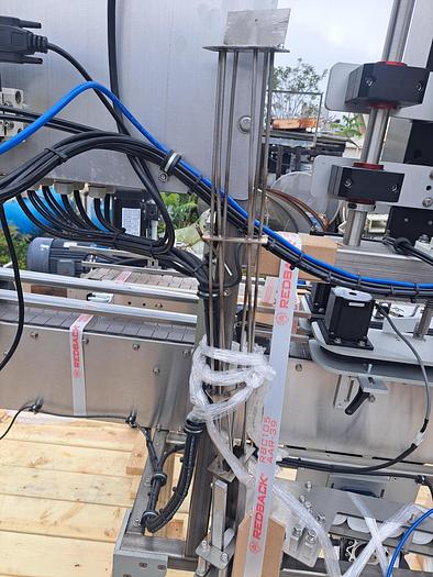 Used Capper, Inline, Chuck Screw Capper, Automatic, Cap Feeder #C745456