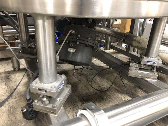 Used CIP Skid, 2-Tank, 230-Gallon, 316L Stainless Steel, A&B Process Systems - #4750220