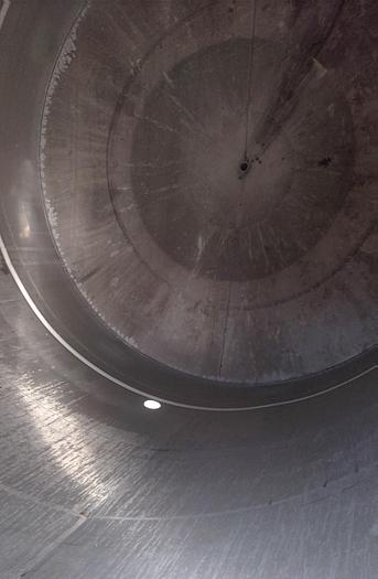 Used Tank, 5,000 Gallon, Stainless Steel, Agitated, 9’8" Diameter #S745310