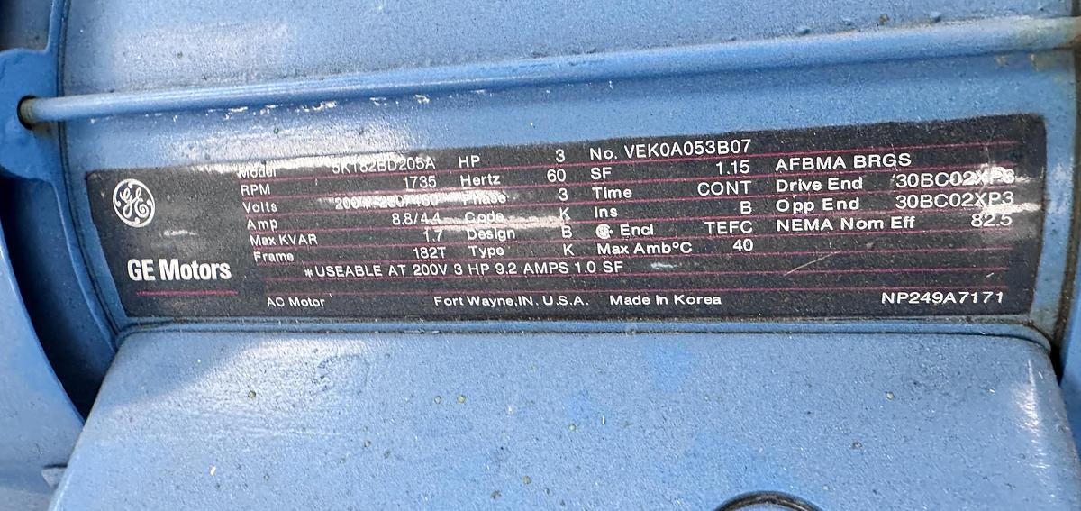 Used Homogenizer, High Pressure, Sonic Sonolator, A15-ISO-10A, 3 HP, #