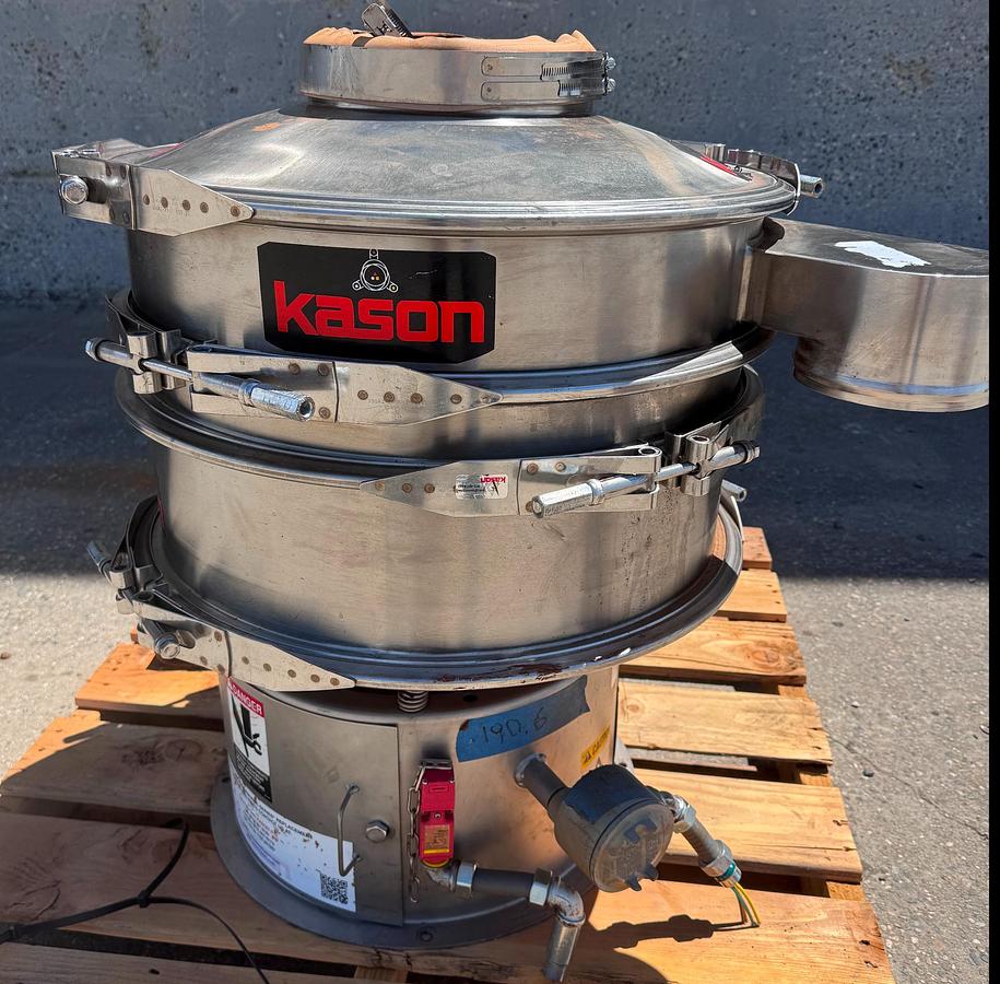 Used Screen, Sweco, 24", Single Deck, Kason, K24-1-SS, Dust Cover, XP, #5991796
