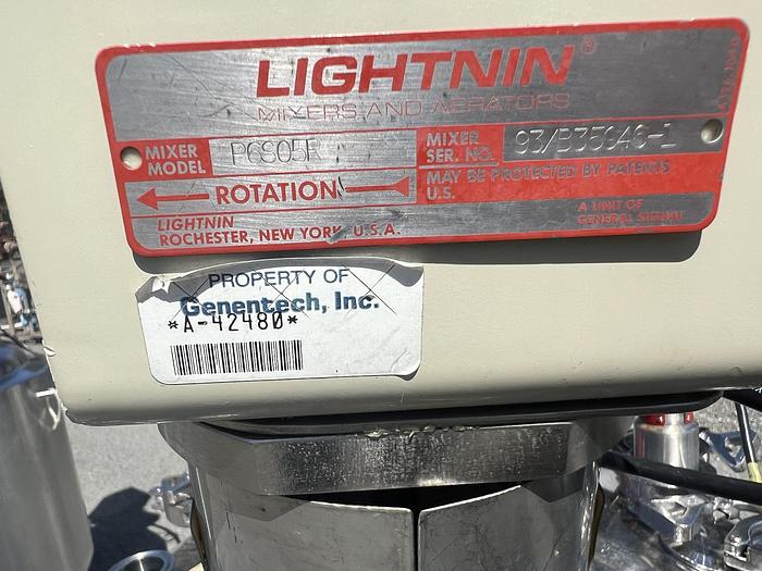 Used Reactor, 25 Gallon (100 Liters), 316L Stainless Steel, Jacketed, Agitated #S745441