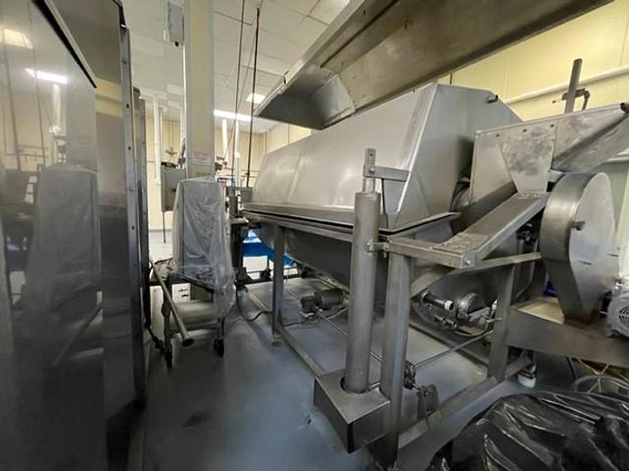 Used Hughes 48" diameter Rotary Screw Blancher - #3785846