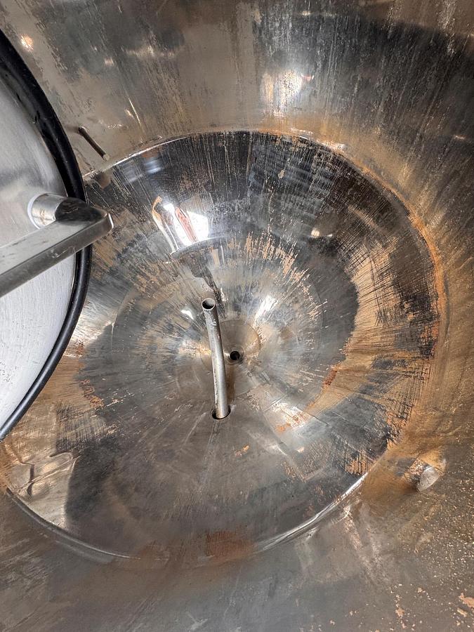 Used Tank, 375 Gallon, 304 Stainless Steel, Jacketed Fermenter, Criveller, Cone Bottom, #5991399