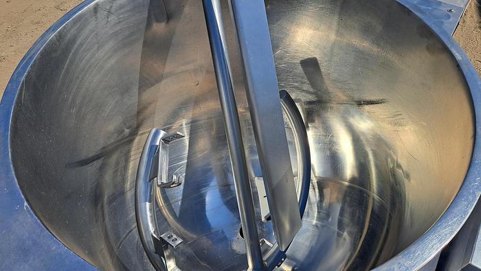 Used Groen Kettle, 100 Gallon, Scrape Agit, Tilt, Groen,  Model DH/INA/2-100 #S745064