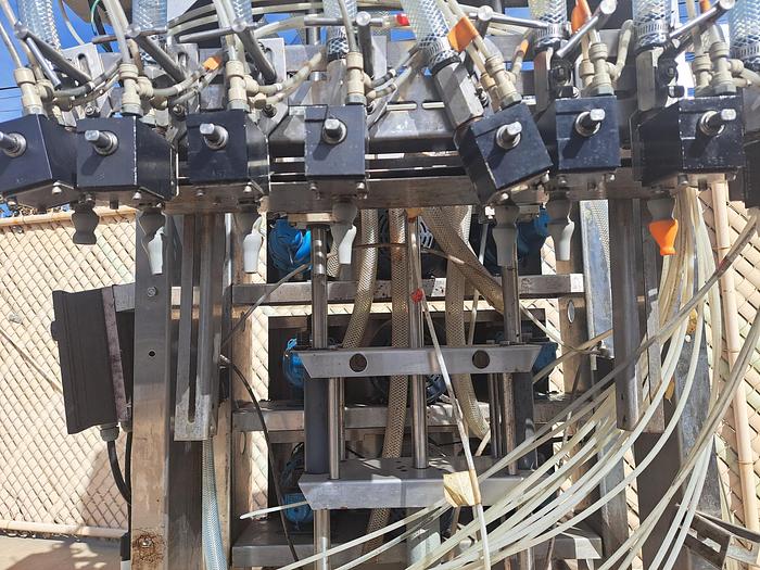 Used Filler, Bottle, 8-Head, Inline, ELF, Model CTRI-8, Pressure Filler #S745299