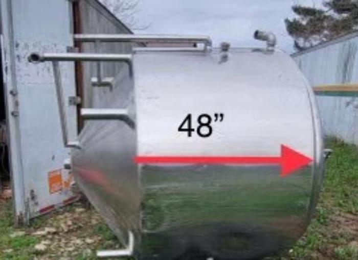 Used Tank, 1,000 Gallon, S/st, Scrape Agitated, Jacketed, DT/DB #4583354