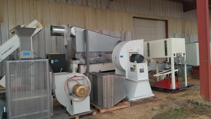 Used Dryer, Fluid Bed, Zig Zag Design, Pelletizer, Complete System, #5991174