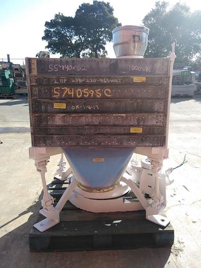 Used Screen, 30" X 30", S/st, 6-Deck, 2 HP, Gyratory Screen, #S740595