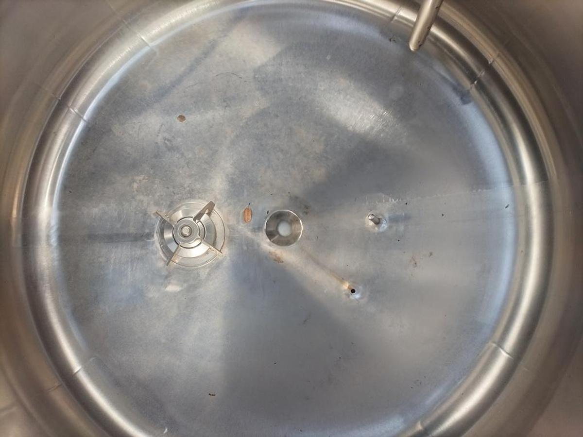 Used Tank, 264 Gallon, 1,000 Liter, BCD Manufacturing, Agitated, 316L Stainless, 3 Bar, #5991456
