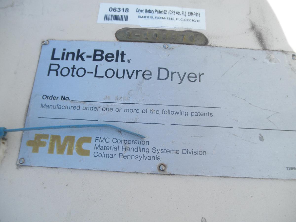 Used Dryer, Rotary, Roto-Louvre, 5'6" x 29', C/st, 7.5 HP, #5991903