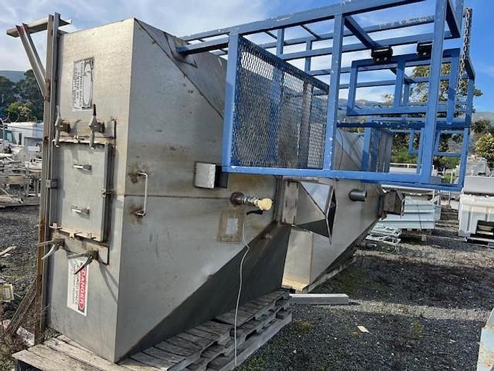 Used Bin, 400 CF, S/st, 7' X 7' x 9', S/st, Surge Bin (2) #S741113