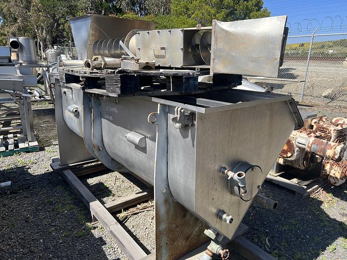 Used Blancher, Screw, 24" X 8', S/st, Utilicon, Steam, #C730496