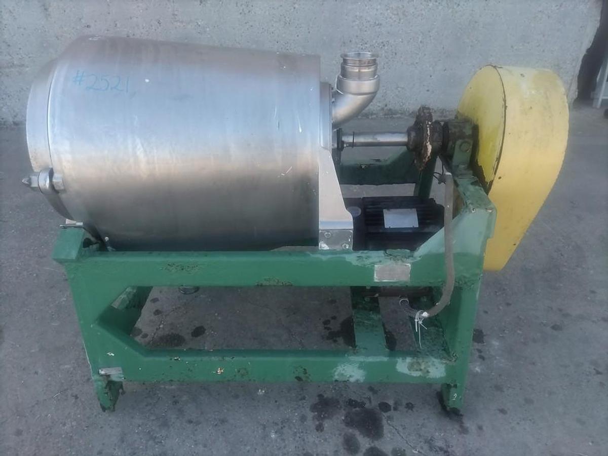 Used Pulper, Finisher, Langsenkamp, Model 67-A, Stainless Steel Chamber, Belt Drive, #5991919