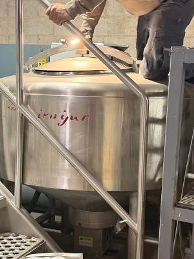 Used Liquifier, 200 Gallon, Jacketed, High Shear, Breddo, Stainless Steel, #5991691