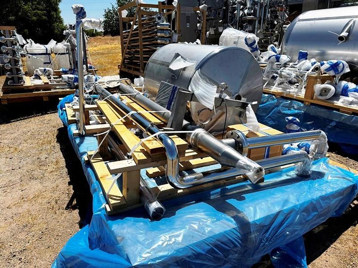 Unused Sterilizer System, Sugar, Alfa Laval, PHE Type, 66 GPM, 316 Stainless Steel, #5991411