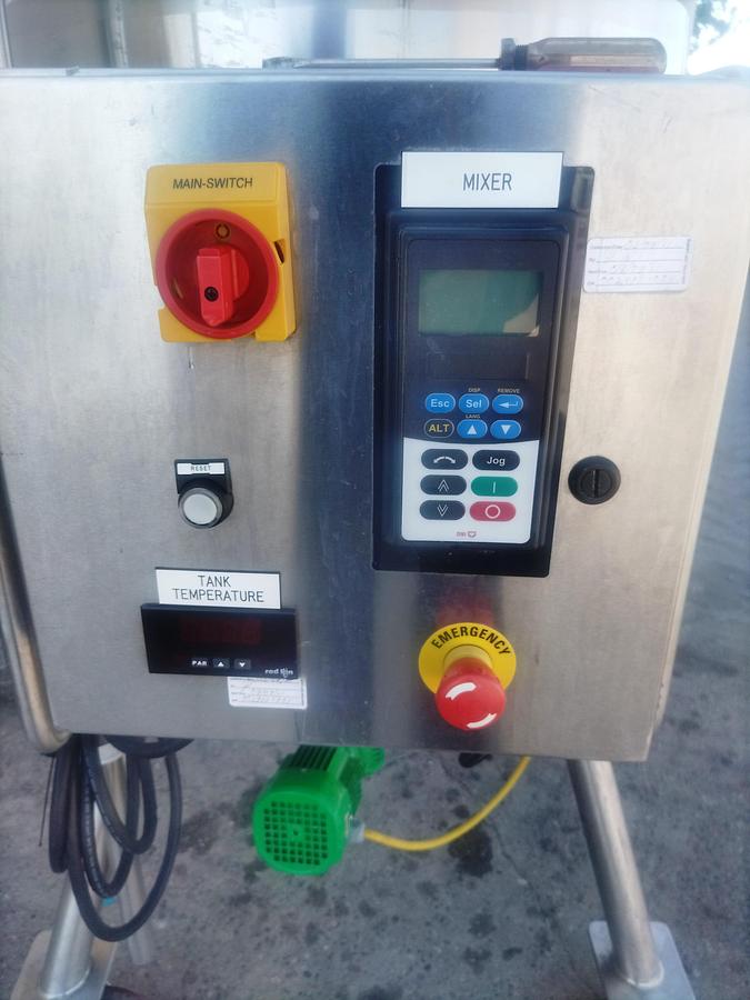 Used Tank, 66 Gallon, Stainless Steel, Jacketed, Agitated, DCI, 45 PSI, #5991955