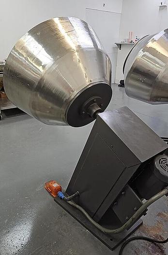 Used Mixer, Rotary, Drum, Seasoning, Stainless Steel, 41"