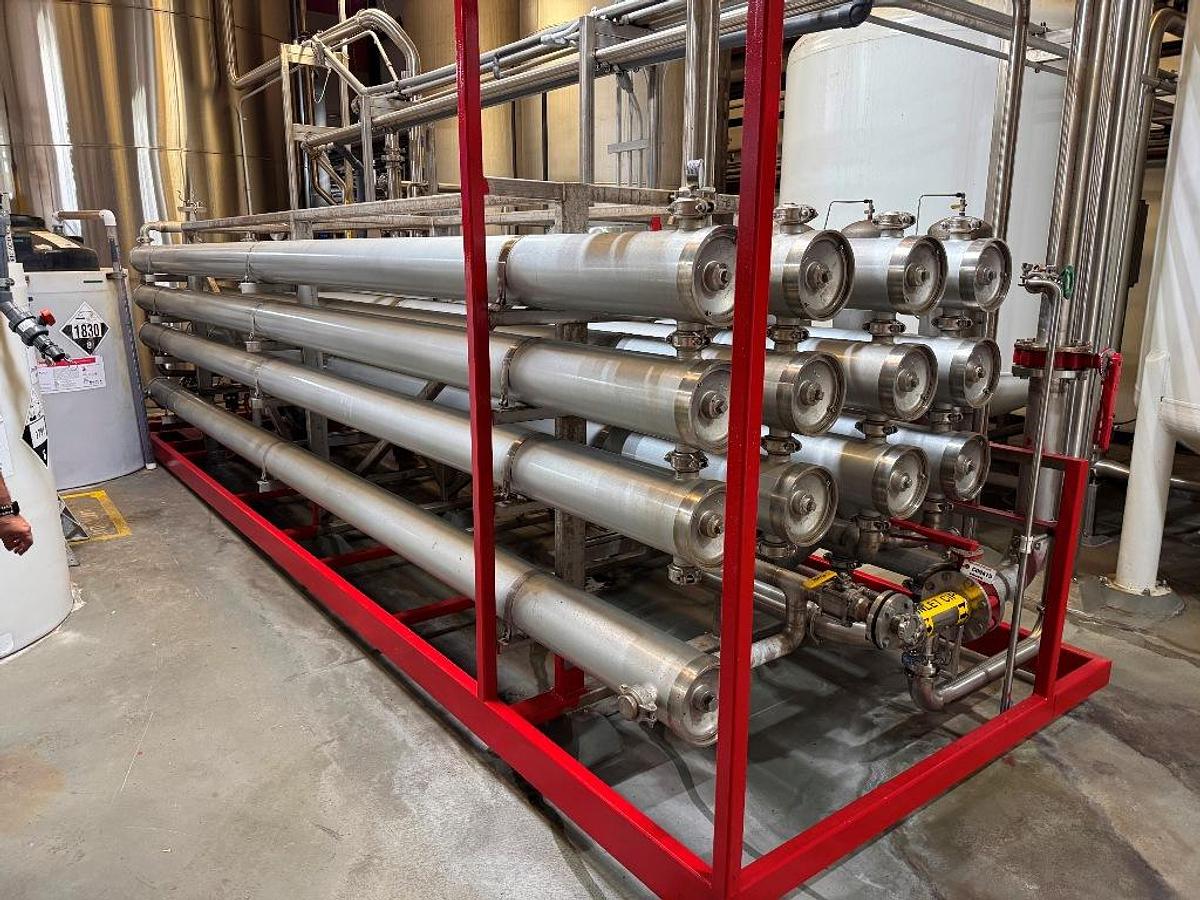 Used Filtration System, 300 GPM Nano Filtration & Permeate Storage, Osmonics/Promac/Aquafine, #5991631