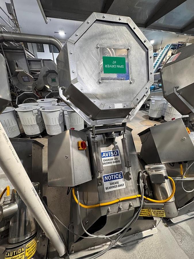 Used Centrifuge, Basket, Heinzen, Spin Dryer, Replacement Bins, (2) Available, #5991859
