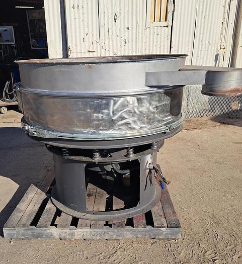 Used Screen, 48" Diameter, S/st, Single Deck, 2.5 HP