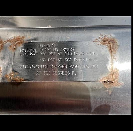 Used Votator, 8" X 36", Single, Groen, S/st, Vert, 10 HP (3) #S717400