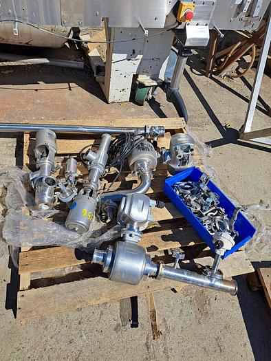 Used CIP System, 3-Tank, Stainless Steel, Pump, Heat Exchanger - #S745273