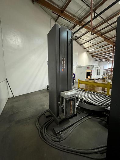 Used Wrapper, Pallet, Wulftec, WCA-SMART, Powered Roller Conveyor, #5991045