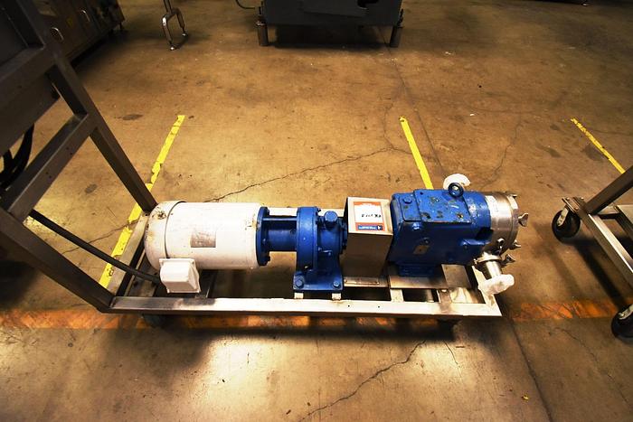 Used Pump, Positive, Waukesha, 60, 10 HP, 2.5" In/Out, #5991043